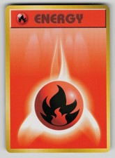 Fire Energy Non Holo Base Set Pokemon Japanese LP