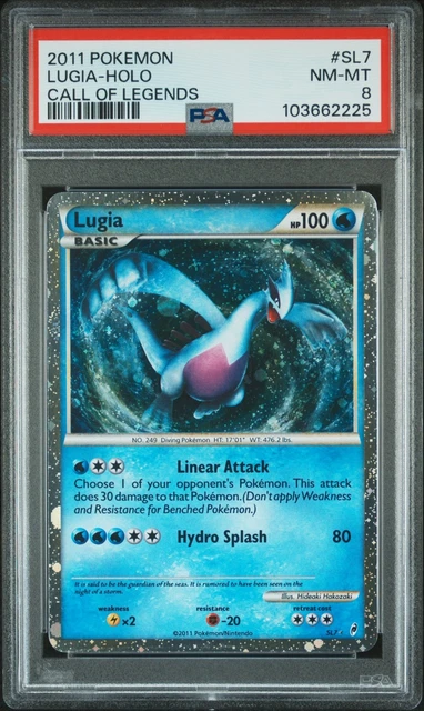 Shiny Lugia - PSA 8 NM-MT - 2011 Pokemon Call of Legends - Holo #SL7