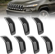 JINCHEN 7pcs Grill Mesh Inserts Fit for Jeep Cherokee 2014-2018, Honeycomb Mesh