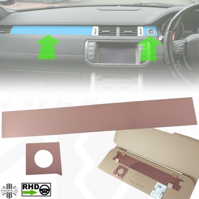 Interior dash inserts upgrade trim in Rose Gold for Range Rover Evoque