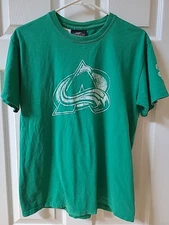 Old Time Sports Hockey Green M T Shirt Colorado Avalanche NHL All Guts No Glory