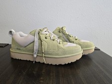 UGG Light Green White Mesh Suede Low Top Athletic Sneakers Women  s