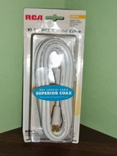 RCA 12' ft. Feet Video Coaxial Cable Type RG6 Coaxial Cable VH612 New and Sealed