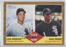 2011 Topps Heritage Then and Now Luis Aparicio Juan Pierre #TN-4 HOF 2k3