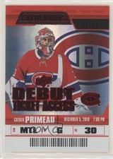 2019 Upper Deck Credentials Debut Ticket Access Red 88/99 Cayden Primeau #60 x6g