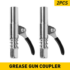2x Grease Coupler Gun Quick Release Lock Injection Oil Nozzle 1/8?? NPT 10000PSI