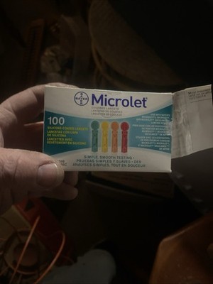 bayer microlet New Multicolor Expired Lot Of 8 Boxes Of 100
