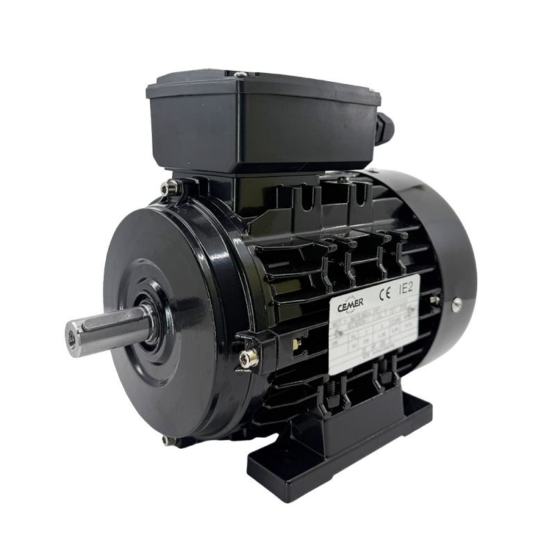 Moteur asynchrone 6MY712 B3 230V en aluminium robuste avec isolation classe F pour usage continu