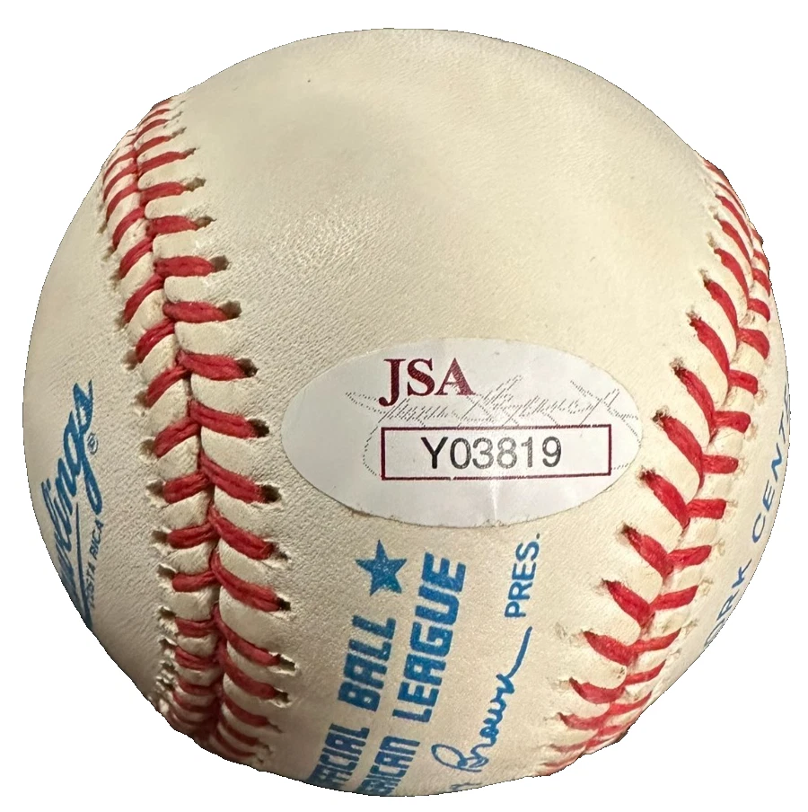 Sandy Koufax, Bob Feller & Nolan Ryan Autographed OAL Baseball JSA - Image 4 of 4