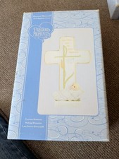 Precious Moments God Bless You On Your Baptism Girls Cross 834019 Unused