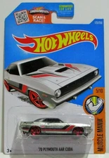 Hot Wheels 2016 16 basic series 1970 70 plymouth aar cuda red zamac #125 / 250