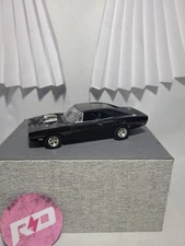 RV-MM LLC 1:24 Fast & Furious Dom's 1970 Dodge Charger Black Diecast Car