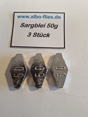 Sargblei,Inline,Sechskantblei Angelblei 50g , 3 Stück