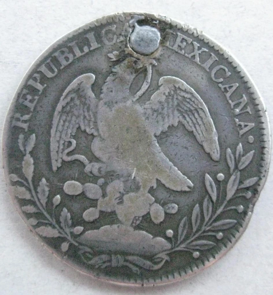 Mexico 8 Reales 1831 ZsOM VG plugged     #68 - Image 2 of 2