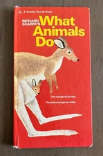 Richard Scarry’s What Animals Do VTG Golden Sturdy Book 1976