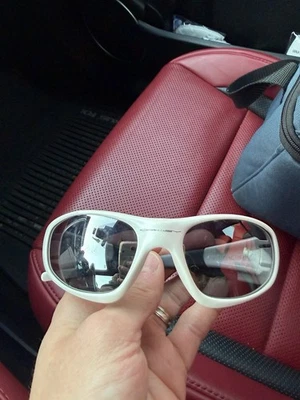 Gafas de sol Oakley chaqueta recta vintage Gen 1 blancas/grises - Imagen 1 de 4