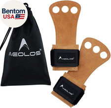 Leather Gymnastics Hand Grips-Great for Gymnastics,Pull Up,Weight Lifting,Kettle