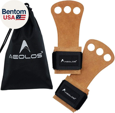 Leather Gymnastics Hand Grips-Great for Gymnastics,Pull Up,Weight Lifting,Kettle
