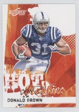 2009 Score Hot Rookies Donald Brown #9 c4h
