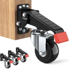Workbench Casters kit Retractable Caster Heavy Duty Bench Caster Wheels Designed