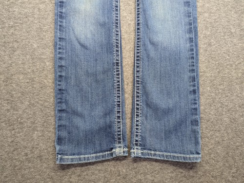 Ariat Jeans Womens 27 Blue Short Straight Western Cowgirl Boho Real Denim - Picture 3 of 17