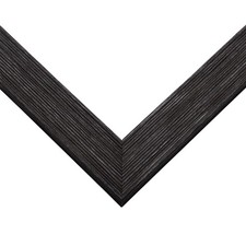 24x30 Thin Barnwood Picture Frame, UV Acrylic, 2 Finishes - Grey and Black