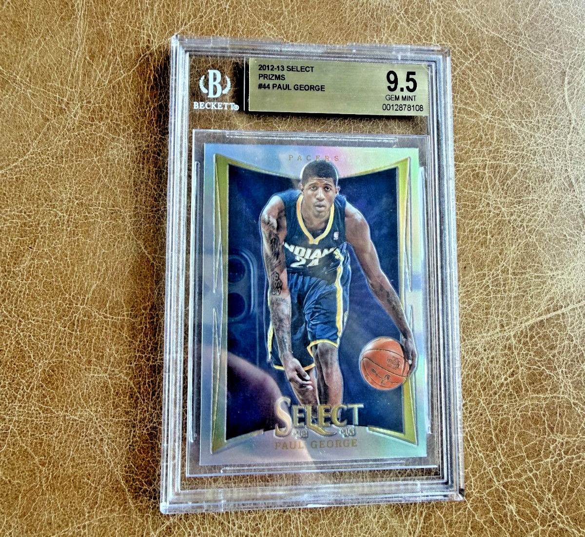 2012-13 Panini Select Silver Prizm Paul George #44 BGS 9.5