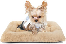 Dog Crate Bed 18 Inch Washable Dog Beds for XX-Small Dogs Deluxe Thick Soft Fluf