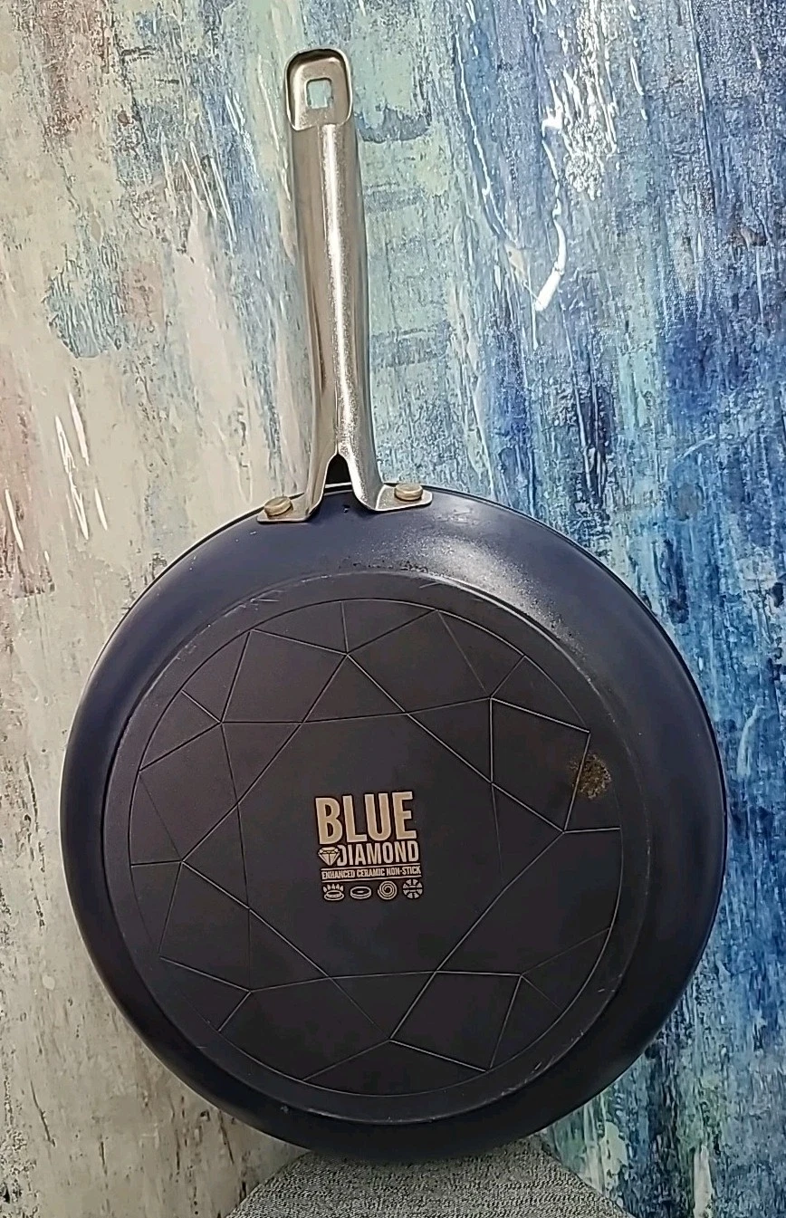 Blue Diamond Enhanced Ceramic Non Stick Skillet Frying Pan 10.5 Inch