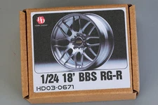 Hobby Design BBS RG R Wheels 118 24 Resin Metal Decal for Difting car