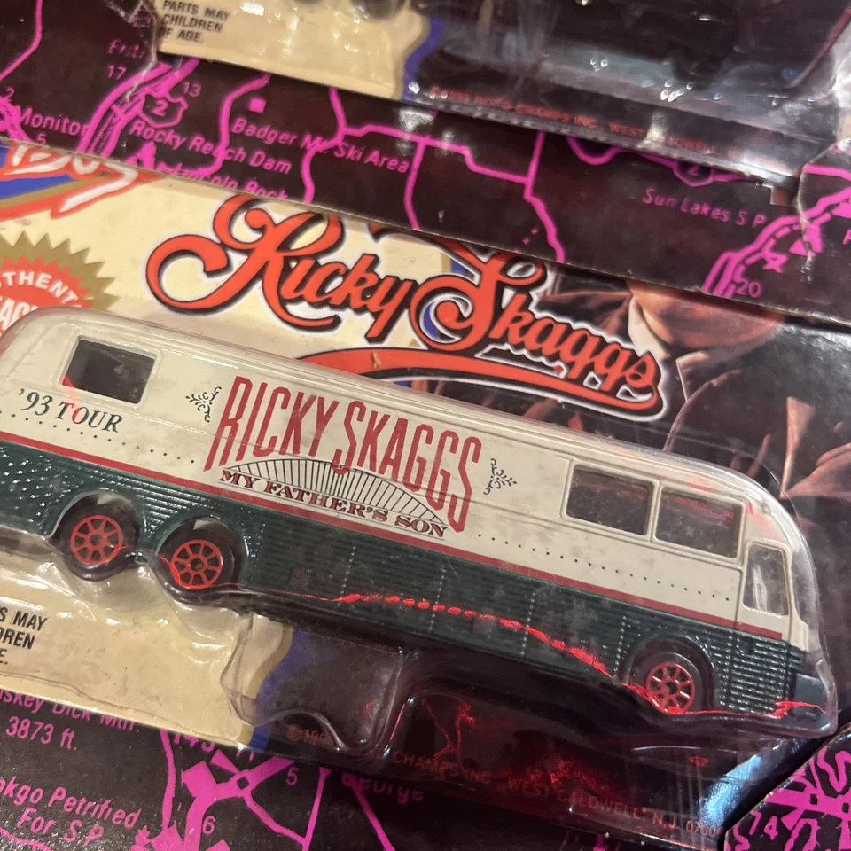 Juego de exhibición de autobuses turísticos Road Champs Country 1993 con 6 autocares - Como nuevo Williams Jr Foto 4 de 4