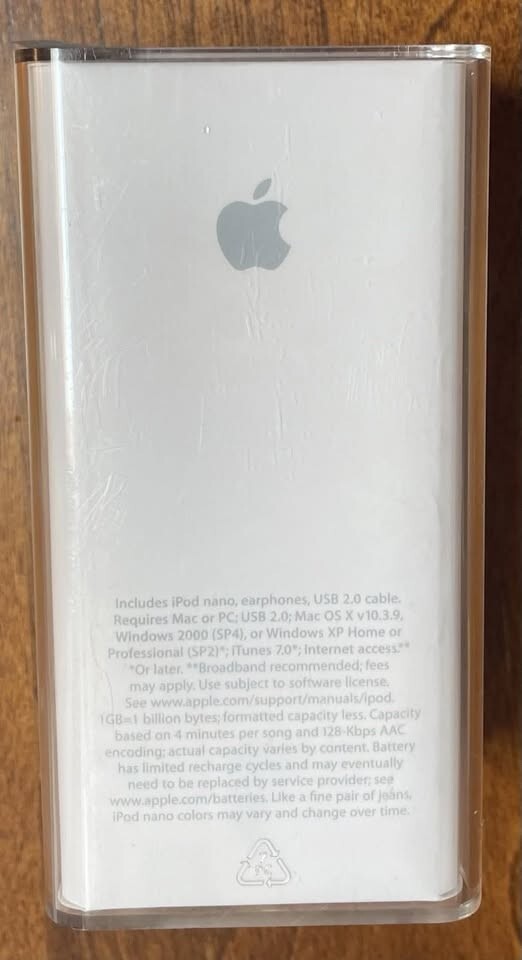 Apple iPod nano 2nd Generation Silver (2 GB) for sale online