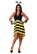 Bumble Bee Beauty Insect Animal Bumblebee Fancy Dress Up Halloween Adult Costume