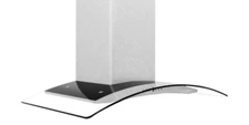 ZLINE WALL MOUNT RANGE HOOD IN DURASNOW® STAINLESS STEEL & GLASS (8KN4S)