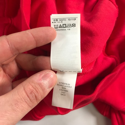 YZY Gap Hoodie Kids Large 10-11 Red Extremely Thick Cotton Kanye West Collab - Picture 15 of 19