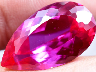 Extremely Rare & Natural 15.10 Ct SUNRISE RUBY  GGL Certified Loose Gemstone