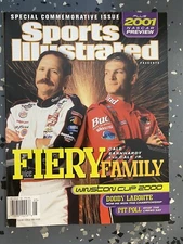 Sports Illustrated Winston Cup 2000 NASCAR Earnhardt Sr Jr FIERY FAMILY 12/6/00