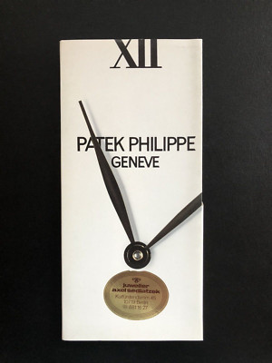 Patek Philippe Nautilus 3700 Calatrava Vintage 1994 Watch Catalog Brochure Rare