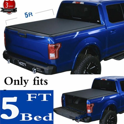 For 04 12 Chevy Colorado Gmc Canyon 5ft Bed Soft Vinyl Roll Up Tonneau Cover