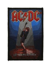 AC/DC Let There Be Rock Battle Jacket Sew On Woven Patch 10-A Official