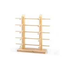 Multi-Layers Wood Sunglass Display Rack Eyeglasses Show Stand Jewelry Holder