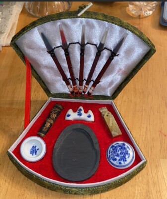 Chinese Calligraphy Brush Pen Ink Writing Painting Sumo Box Set