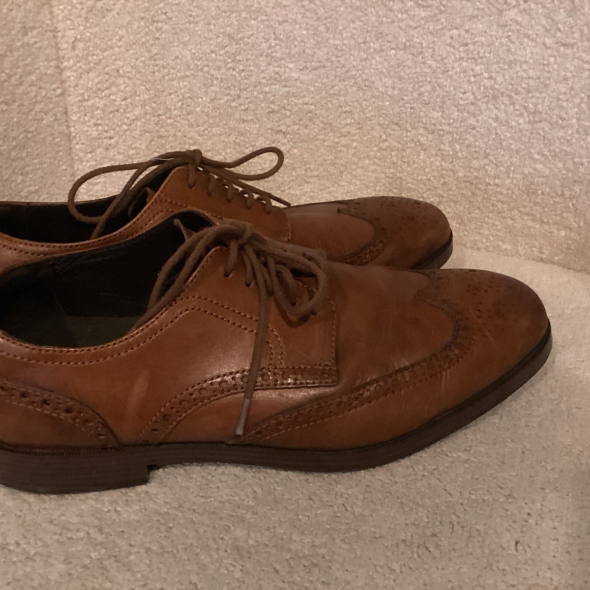 Cole Haan Grand OS Men's Wingtip Dress Shoes Size Wide Leather