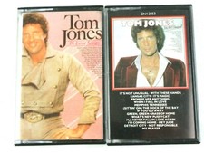 Lot of 2 Tom Jones Cassette 16 Love Songs It's Not Unusual
