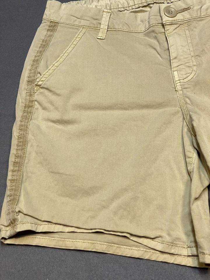 Sonoma повседневные шорты женский размер 10 желтовато-коричневый хлопок спандекс - Изображение 4 из 4