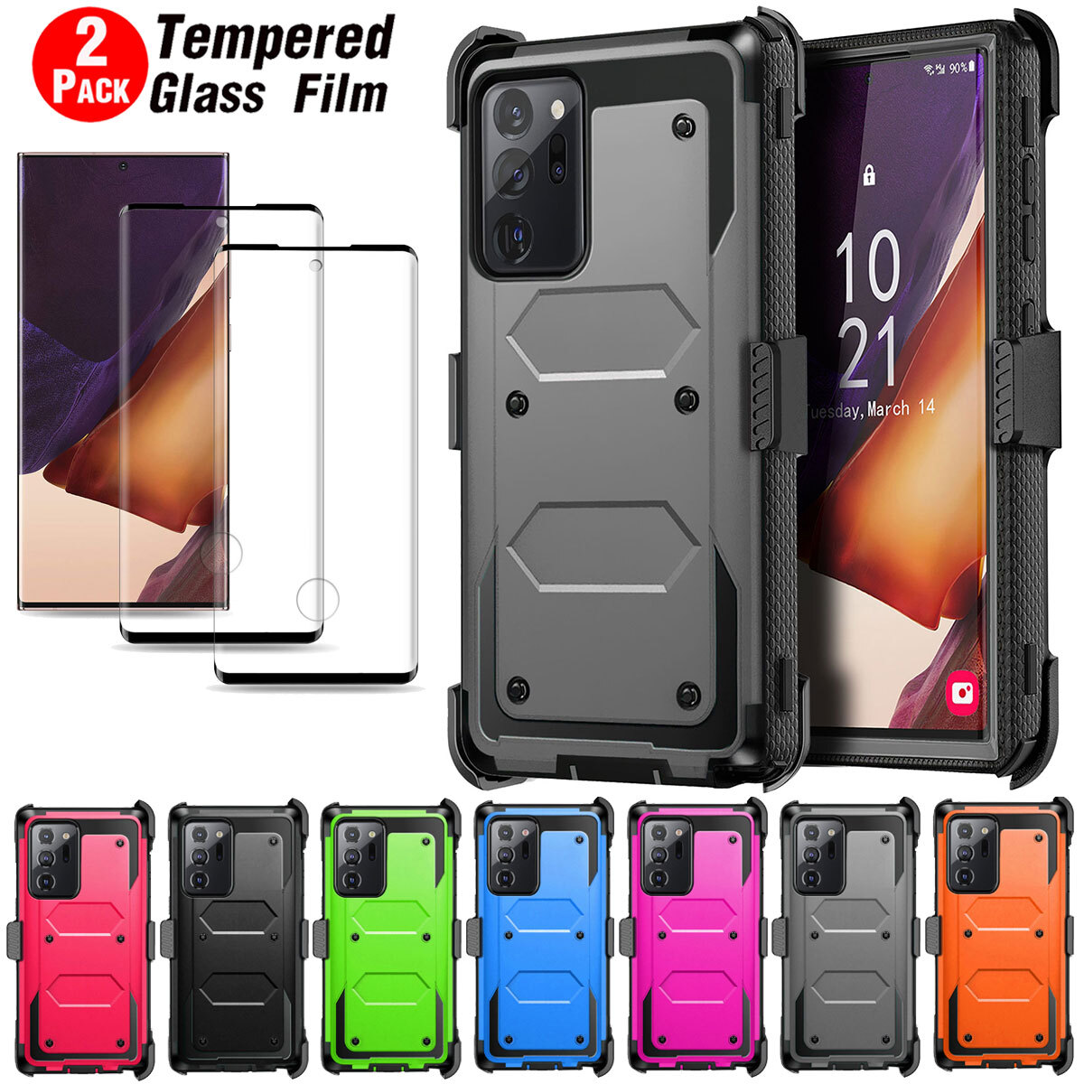 Punkcase Note 20 Ultra Case With Belt Clip Samsung Note Note 10