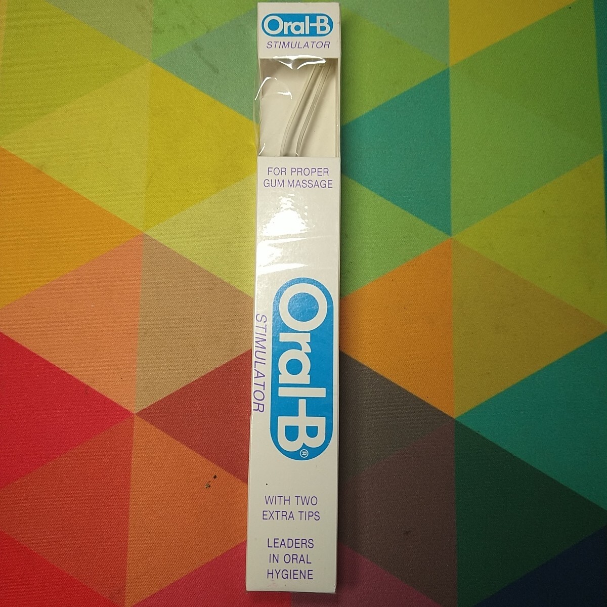 Vintage OralB Stimulator W/2 Xtra Tips ADA NOS NEW Deadstock Sealed