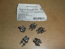 NEW Suncor S0122-ES03 1/8" Stainless Steel Clips, Set of 5 *FREE SHIPPING*