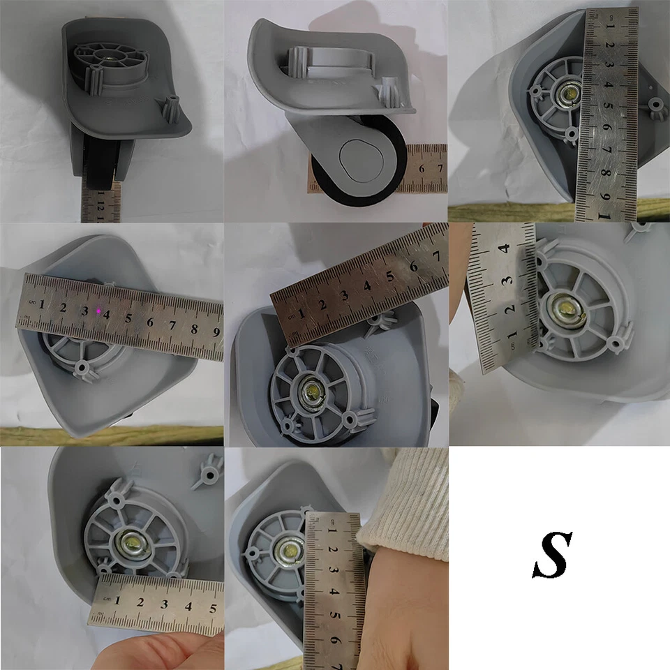 A08 Suitcases Luggage Wheels Repair Trolley Replacement Rubber Wear-resistant # - Image 4 of 4