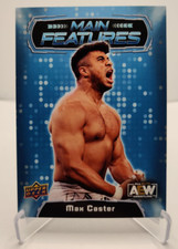 2022 Upper Deck AEW Main Features #MF-7 Max Caster wrestling card